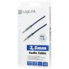 LogiLink CA10100 jack audio kabel 1.00 m černá (matná)