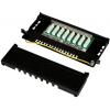 LogiLink NP0064B patch panel CAT 6A 0.5 U