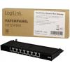 LogiLink NP0064B patch panel CAT 6A 0.5 U