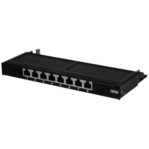 LogiLink NP0064B patch panel CAT 6A 0.5 U