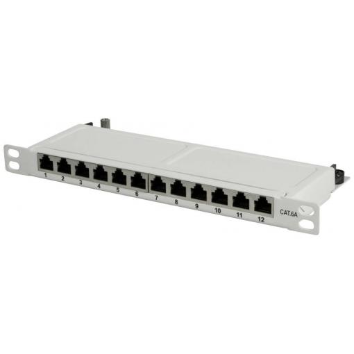 LogiLink NP0065 12 portů CAT 6A 0.5 U
