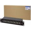 LogiLink NP0046 12 portů patch panel 254 mm (10) CAT 6 1 U