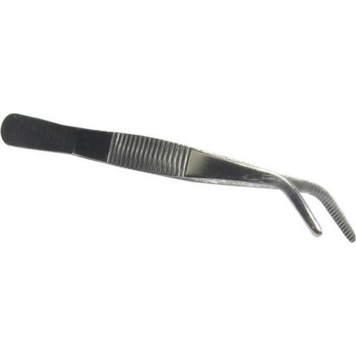 Pinzeta zahnutá-125mm CT BRAND