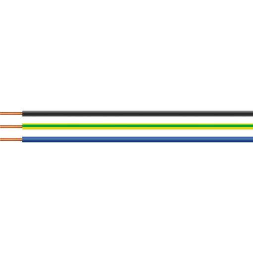 Helukabel 28777-100 Jednotlivá žíla, H05V-U, 1 x 1 mm², černá, 100 m