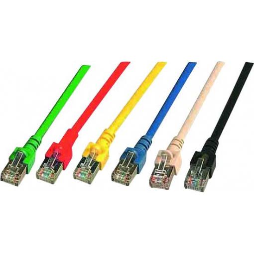 HELU 802999 RJ45 CAT 6 S/FTP 0.50 m modrá stíněný, bez halogenů 10 ks