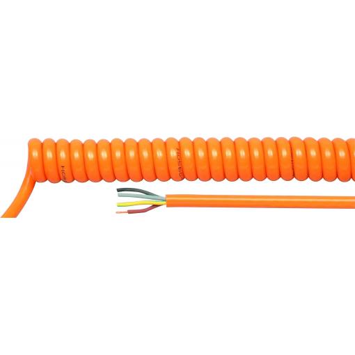HELU 85410 spirálový kabel H07BQ-F 500 mm / 2000 mm 5 G 1.50 mm² oranžová 1 ks