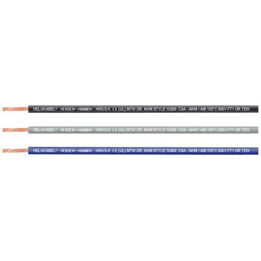 HELU 65426-2500 Jednotlivá žíla, H05V2-K, 1 x 0.75 mm², žlutá, 2500 m