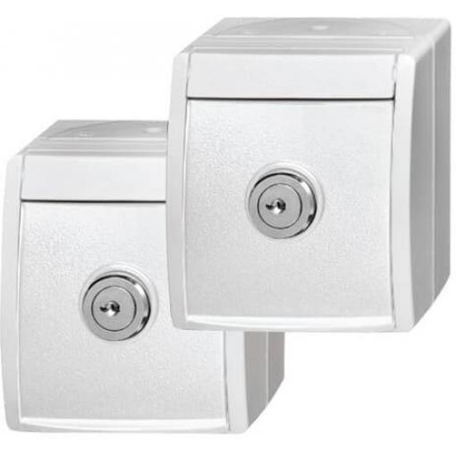 ABB 2CKA002083A0836 zásuvka s ochranným kontaktem IP44 bílá, čistě bílá (RAL 9010)