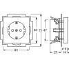 ABB 2CKA002013A5245 přístrojová vložka IP20 dopravní bílá, bílá