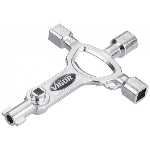 Vigor V4227 Klíč na staveniště Masterkey Elektro klíč od skříňového rozvaděče 1 ks