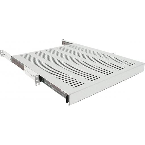LogiLink SF1S65G 19 palec 1 U vysouvací Vhodné pro hloubku skříně: 800 mm šedá