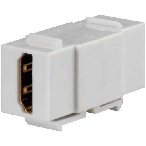 Rutenbeck 17010653 adaptér zásuvka čistě bílá 1 ks