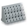 WAGO 737-754 Třípatrové svorky 2.50 mm² Pólů 12 šedá 28 ks