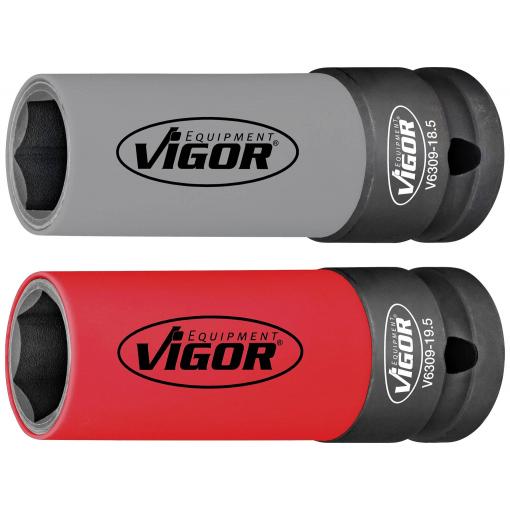 Vigor V6309 sada vložek zástrčného klíče nárazového šroubováku , V6309