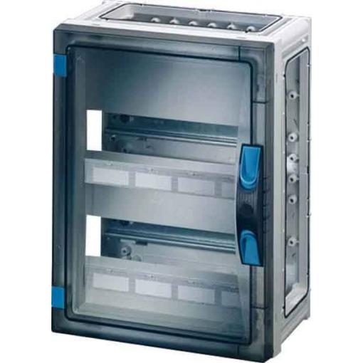 Hensel 68000178 FP 1219 malý rozváděč na omítku Počet modulů (šířka) = 24 Počet řádků = 2 Obsah 1 ks