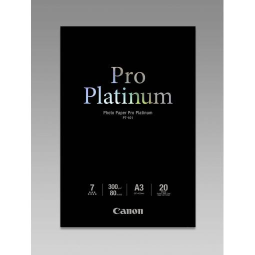 Canon Photo Paper Pro Platinum PT-101 2768B017 fotografický papír A3 300 g/m² 20 listů vysoce lesklý