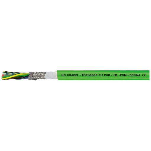 HELU TOPGEBER 512 79513 vedení čidel 8 x 0.14 mm² + 4 x 0.50 mm², 500 m, zelená