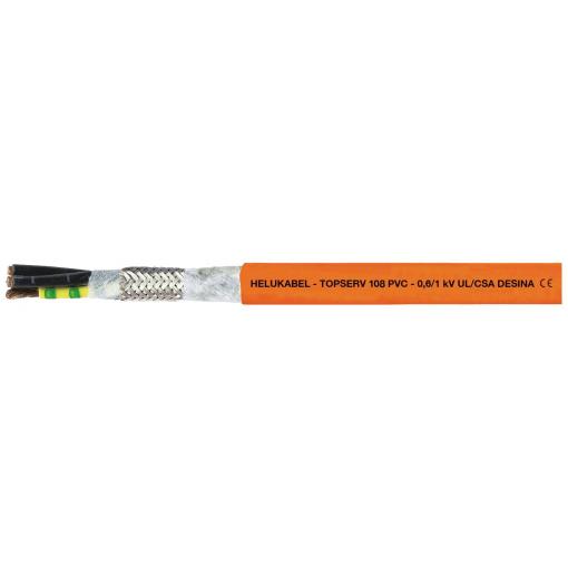 HELU TOPSERV® 108 707250 servo kabel 4 G 1.5 mm², 50 m, oranžová