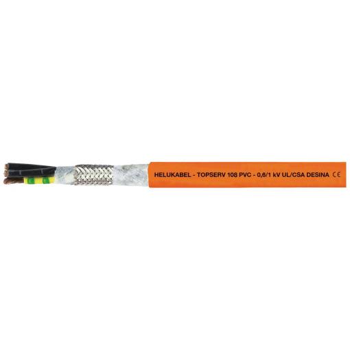 HELU TOPSERV® 112 707283 servo kabel 4 G 6 mm² + 2 x 1.50 mm², 500 m, oranžová