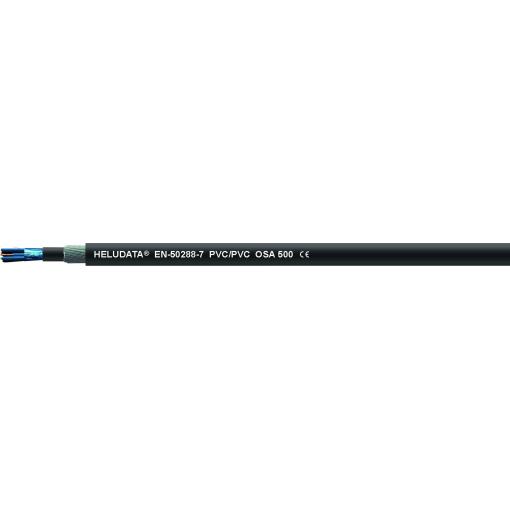 HELU 11016840 nástrojový kabel EN-50288-7 OSA 500 24 x 2 x 1.5 mm² modrá 100 m