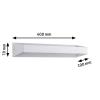 Paulmann Bar 70791 LED nástěnné světlo 10.5 W bílá