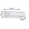 Paulmann Bar 70790 LED nástěnné světlo 5.5 W bílá