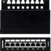 Intellinet 720908 8 portů patch panel CAT 6A vícebarevná osazený
