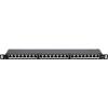 Intellinet 720922 24 portů patch panel 483 mm (19) CAT 6A 0.5 U černá osazený