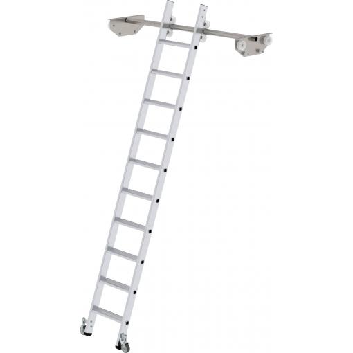 MUNK Günzburger Steigtechnik 44610 hliník regálový žebřík max.prac. výška: 3.59 m