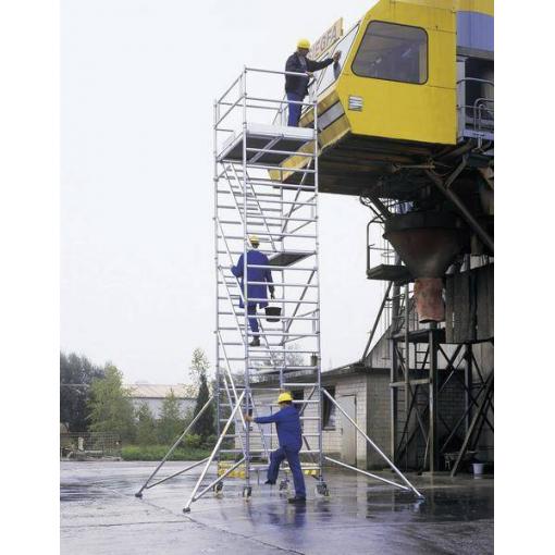 MUNK Günzburger Steigtechnik 167220 hliník lešení na kolečkách Montáž bez nářadí max.prac. výška: 6.4 m