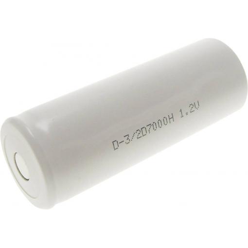 Mexcel D-3/2D7000H speciální akumulátor 3/2 D odolné vůči vysokým teplotám, Flat-Top Ni-Cd 1.2 V 7000 mAh 1 ks
