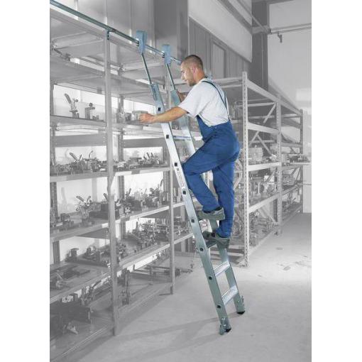 MUNK Günzburger Steigtechnik 41406 hliník regálový žebřík max.prac. výška: 2.8 m