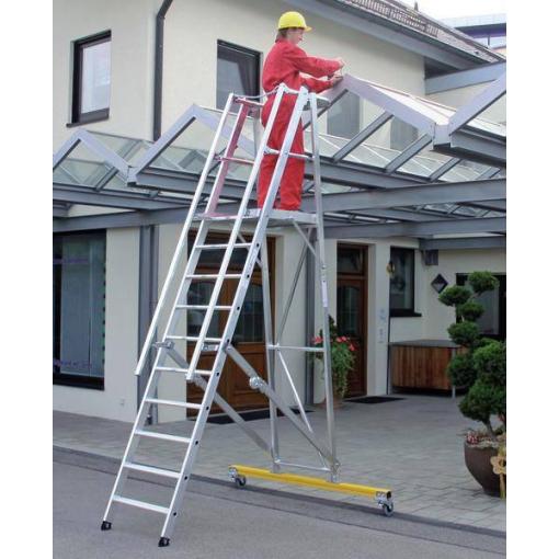 MUNK Günzburger Steigtechnik 52307 hliník žebřík s platformou Montáž pomocí nástrojů max.prac. výška: 3.6 m 43 kg