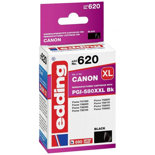 Edding Ink náhradní Canon PGI-580BK XXL kompatibilní černá EDD-620 18-620