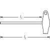 Hazet 866-10 866-10 nástrčná rukojeť Pohon (šroubovák) 1/4 (6,3 mm) 1 ks