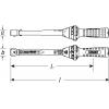 Hazet 5292-3CT, 5292-3CT, momentový klíč, pro nasazovací nástroje, zásuvný čtyřhran 14 x 18 mm , 40 - 200 Nm