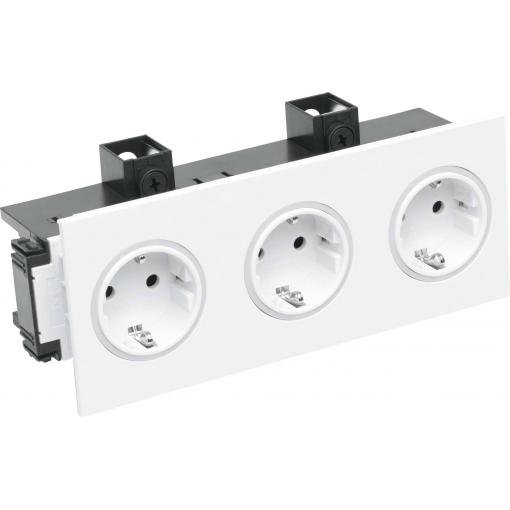 OBO Bettermann 6121032 přístrojová zásuvka (š x v) 82 mm x 71 mm 1 ks bílá