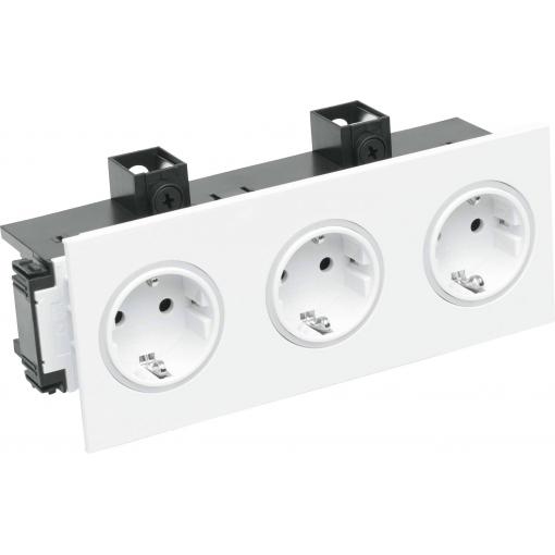 OBO Bettermann 6121036 přístrojová zásuvka (š x v) 206 mm x 82 mm 1 ks bílá
