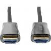 Digitus HDMI / optické vlákno kabel Zástrčka HDMI-A, Zástrčka HDMI-A 30.00 m černá AK-330125-300-S 4K UHD HDMI kabel
