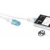 Digitus RJ45 síťový adaptér CAT 5, CAT 5e [2x RJ45 zástrčka - 1x RJ45 zástrčka] šedá