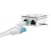 Digitus RJ45 síťový adaptér CAT 5, CAT 5e [2x RJ45 zástrčka - 1x RJ45 zástrčka] šedá