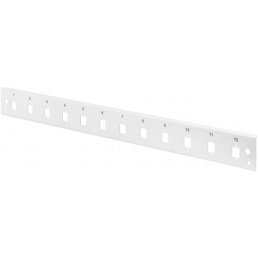 Digitus DN-96206-QL přední clona na patch box 12 portů nevybavený specifikací 1 U