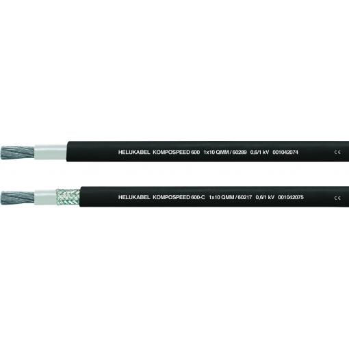 HELU 60221 kabel pro energetické řetězy KOMPOSPEED 600-C 1 x 50 mm² černá 100 m