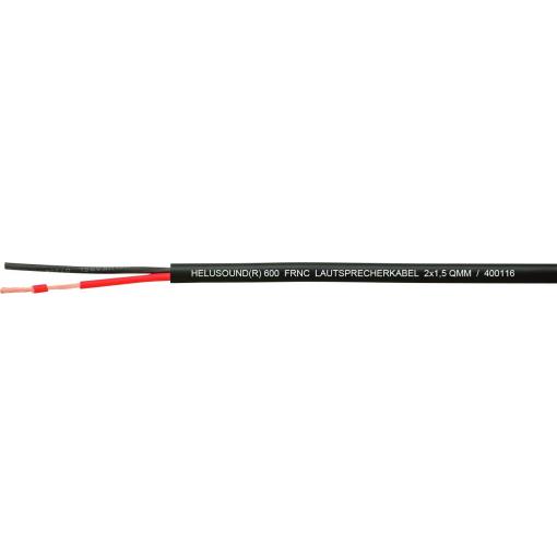 Helukabel 400118 reproduktorový kabel 2 x 4.00 mm² černá 500 m