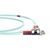 Digitus DK-2511-10/3 optické vlákno optické vlákno kabel 10.00 m modrá [1x ST zástrčka - 1x ST zástrčka] 50/125 µ Multimode OM3
