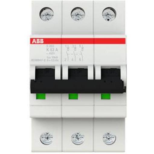 ABB 2CDS253001R0607 S203-K63 elektrický jistič 3pólový