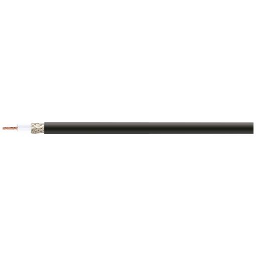 HELU RG213 U, 40012 koaxiální kabel, vnější Ø: 10.30 mm, 50 Ω, černá, 500 m