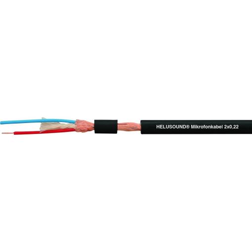 HELU 400038 mikrofonový kabel 2 x 0.22 mm² černá 1000 m