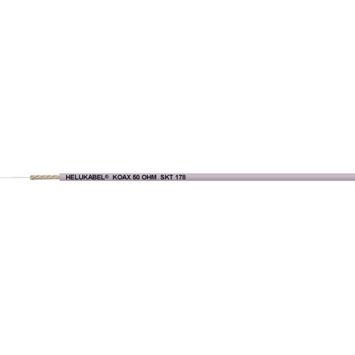 HELU SKT 178, 400314 koaxiální kabel, vnější Ø: 2.80 mm, 50 Ω, černá, 500 m