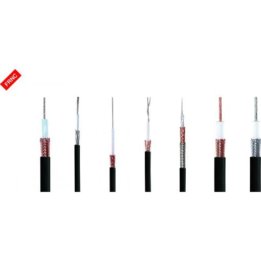 HELU RG213 U, 40195 koaxiální kabel, vnější Ø: 10.30 mm, 50 Ω, černá, 100 m